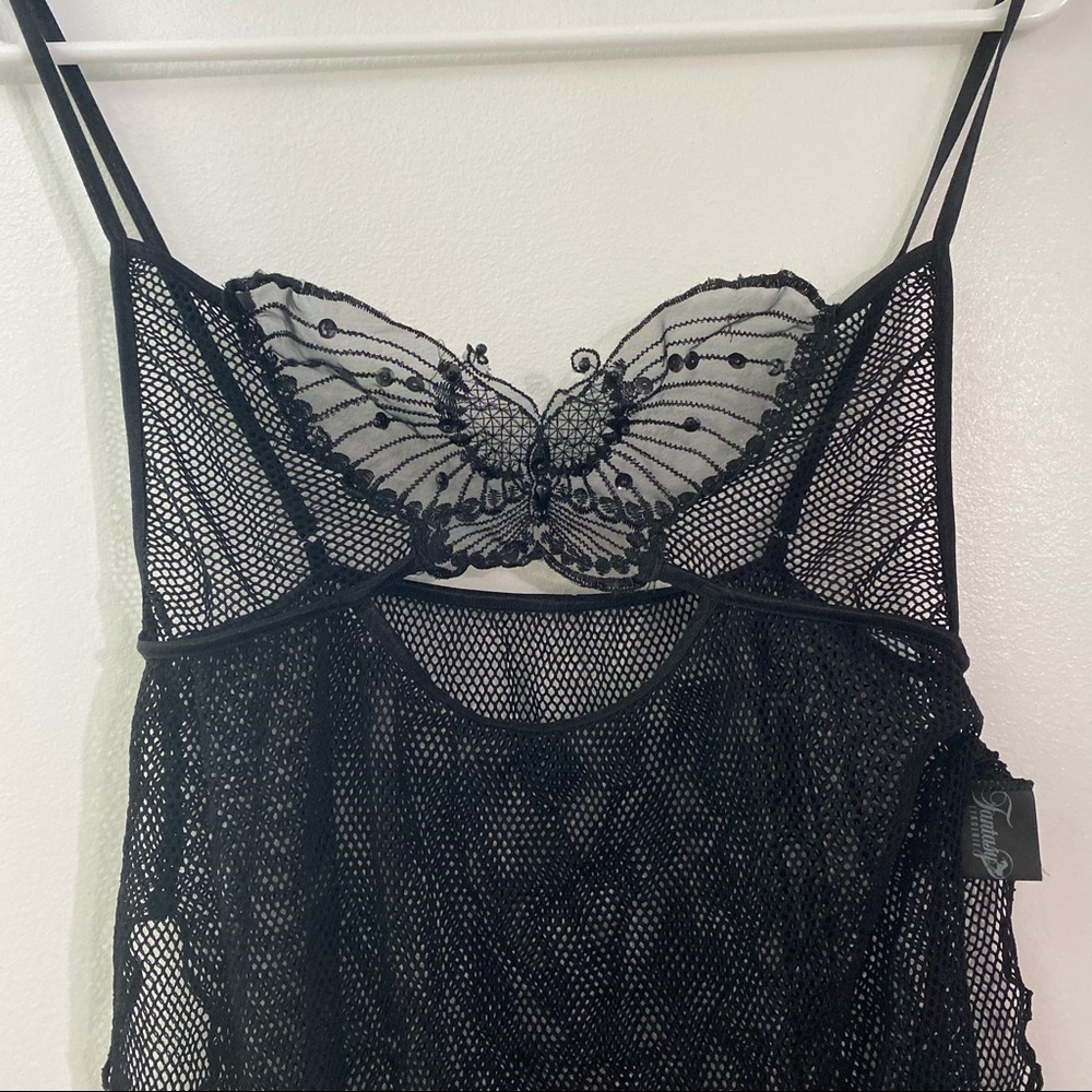 Mesh cut out Butterfly Cami lingerie - Picture 2 of 3
